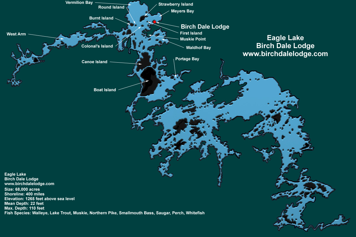 Eagle Lake Depth Chart